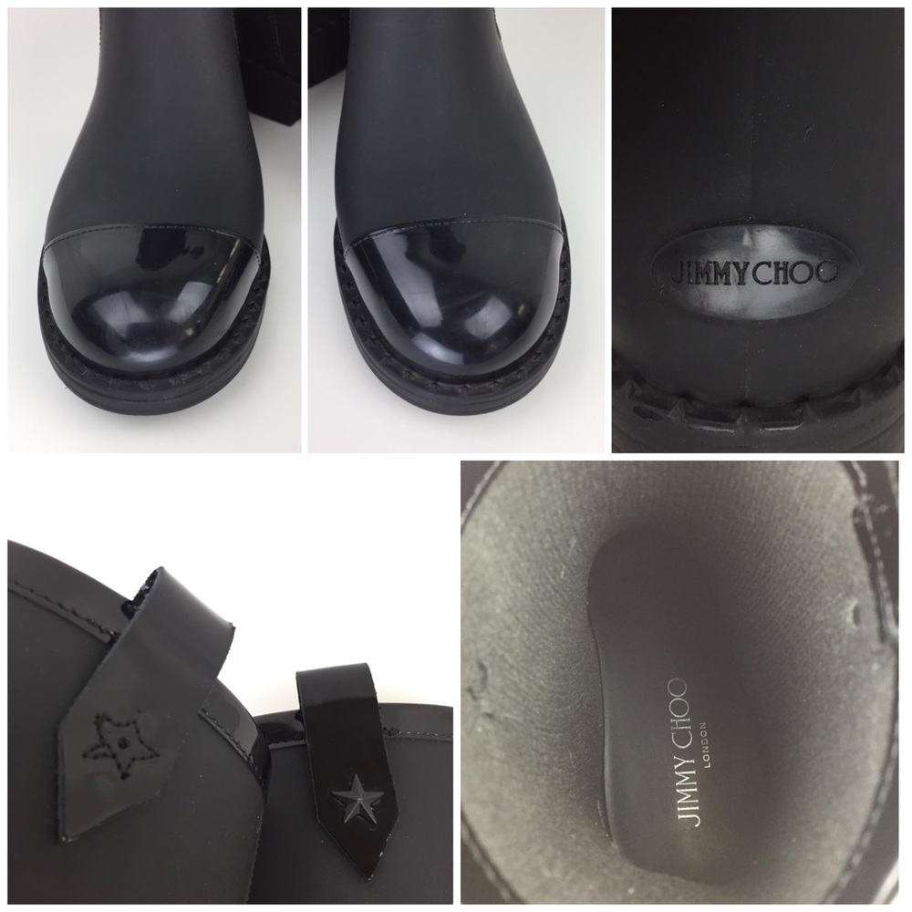 JIMMY CHOO Edie Rain Boot sz11&5 - Picture 8 of 8